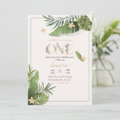 自然な誕生日招待状テンプレート 花 おしゃれ 招待 招待状 (スタンド正面)