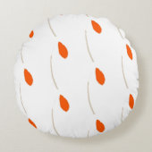 自然な赤みを帯びたアクセント ラウンドクッション (正面)