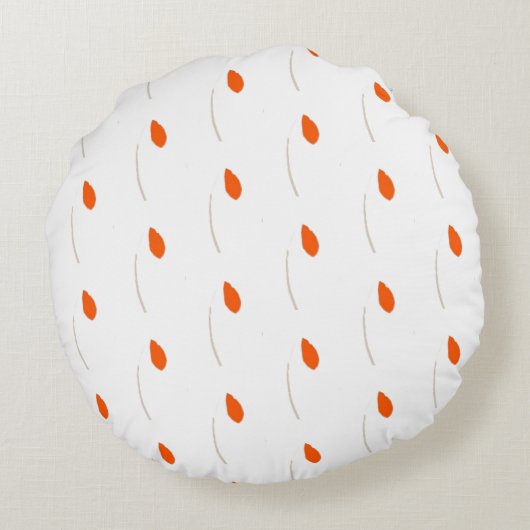 自然な赤みを帯びたアクセント ラウンドクッション (裏面)