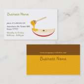 自然な食料品店の名刺 名刺 (正面/裏面)