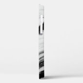 自然な黒と白の大理石のテクスチャ、豪華  Case-Mate iPhoneケース (裏面 / 左)