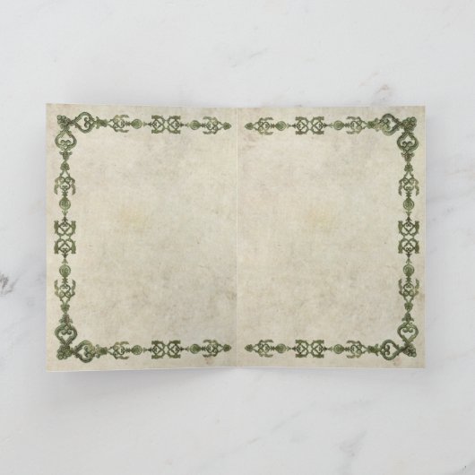 自然なTriquetra カード (内部)