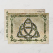 自然なTriquetra ポストカード (正面/裏面)