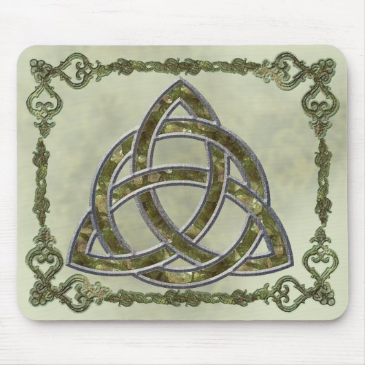 自然なTriquetra マウスパッド (正面)