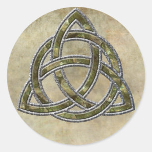 自然なTriquetra ラウンドシール