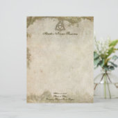 自然なTriquetra レターヘッド (スタンド正面)