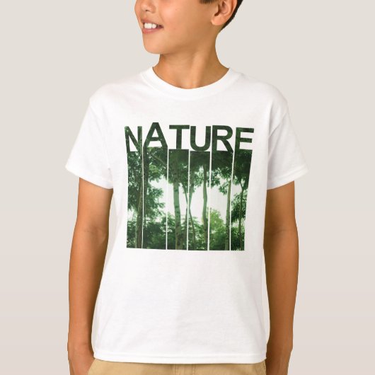 自然について Tシャツ (正面)