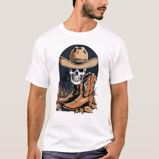 自然にインスパイアされた力強いデザイン Tシャツ (正面)