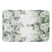 自然にインスパイアされた植物画 バスマット (正面)