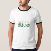 自然にインスパイアされたTシャツ Tシャツ (正面)