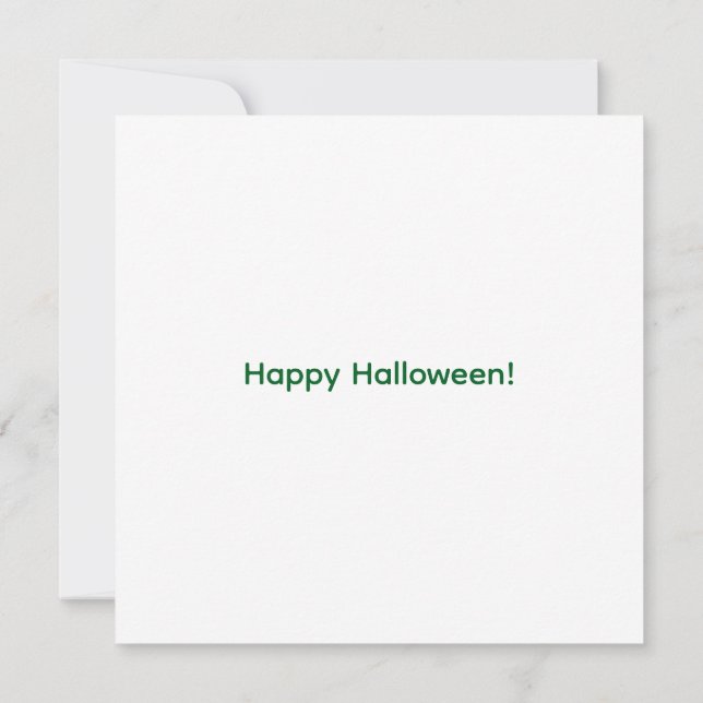 自然にマッチするハロウィンの文字 (裏面)