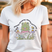 自然に内向的で選択的に外向的なカエル トライブレンドＴシャツ