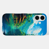 自然に包まれた村 Case-Mate iPhoneケース (裏面 (横))