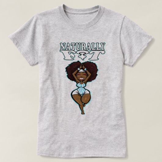 自然に合われたヨガ Tシャツ (デザイン正面)