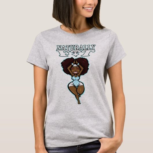 自然に合われたヨガ Tシャツ (正面)