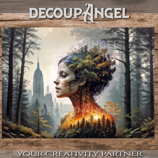 自然に戻る – Decopage 薄葉紙