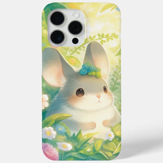 自然に抱かれたチンチラ Case-Mate iPhoneケース (裏面)