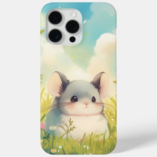 自然に抱かれたチンチラ Case-Mate iPhoneケース (裏面)