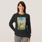 自然に抱かれたチンチラ Tシャツ (正面フル)