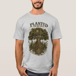 自然に根付く Tシャツ
