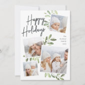 自然に楽しい |クリスマスフォトコラージュ シーズンカード (正面)
