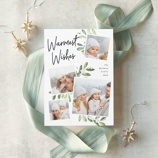 自然に楽しい |クリスマスフォトコラージュ シーズンカード