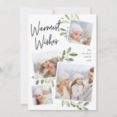 自然に楽しい |クリスマスフォトコラージュ シーズンカード (正面)