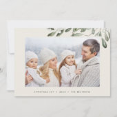 自然に楽しい |写真エレガント独身の シーズンカード (正面)