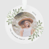 自然に楽しい |植物写真パーソナライズされた集 オーナメント (裏面)