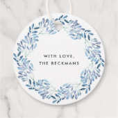 自然に楽しい |水の色クリスマスギフトタグ フェイバータグ (裏面)