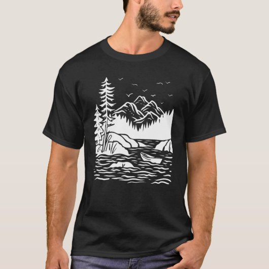 自然に気を配ろう Tシャツ (正面)