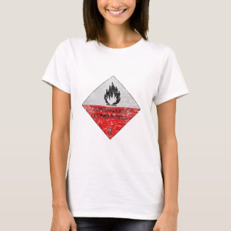 自然に燃える Tシャツ