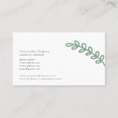 自然に精油は住んでいます 名刺 (裏面)