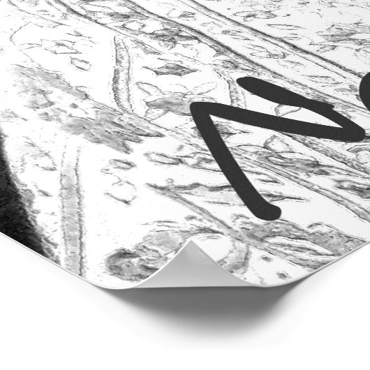 自然に美しい ポスター (角)