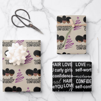 自然に自信のあるホリデーラッピング紙セット ラッピングペーパーシート