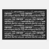 自然に自信のあるホリデーラッピング紙セット ラッピングペーパーシート (正面3)