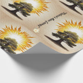 「自然に襲われた」 ラッピングペーパー (角)