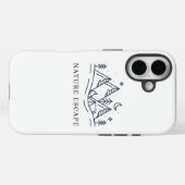 自然に逃避する山のキャンプiPhoneケース Case-Mate iPhoneケース (裏面 (横))