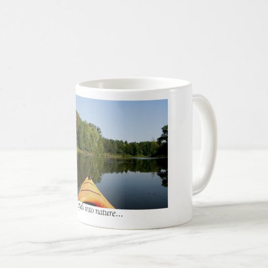 自然に…カヤックを漕いで下さい コーヒーマグカップ (正面右)