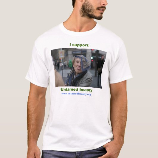 、自然のままの美しいkerling、私は、www.untamed…支えます tシャツ (正面)
