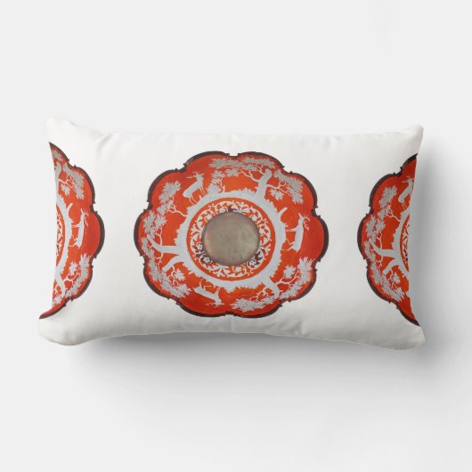 自然のまわりに ランバークッション (正面)