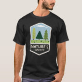 自然のやすらぎ Tシャツ (正面)