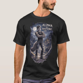自然のアルファ Tシャツ