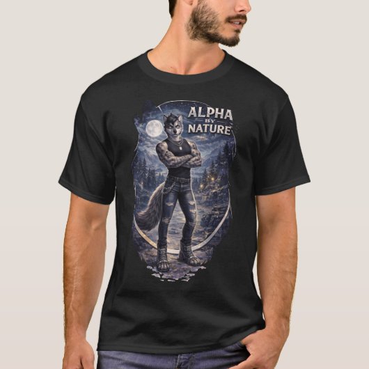 自然のアルファ Tシャツ (正面)