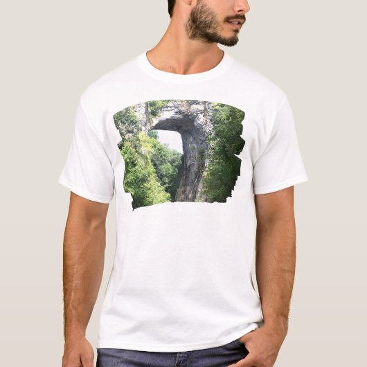 自然のアーチウェイ - ナチュラルブリッジ Tシャツ (正面)