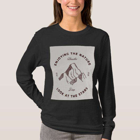 自然のイメージ Tシャツ (正面)