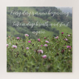 自然のインスピレーションやる気を起こさせるカスタム ジグソーパズル