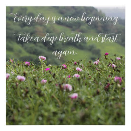 自然のインスピレーションやる気を起こさせるカスタム ポスター