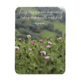 自然のインスピレーションやる気を起こさせるカスタム マグネット