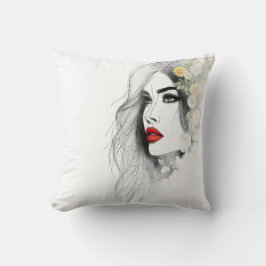 自然のウィスパーフェミニンズ – 美しいイン開花 クッション